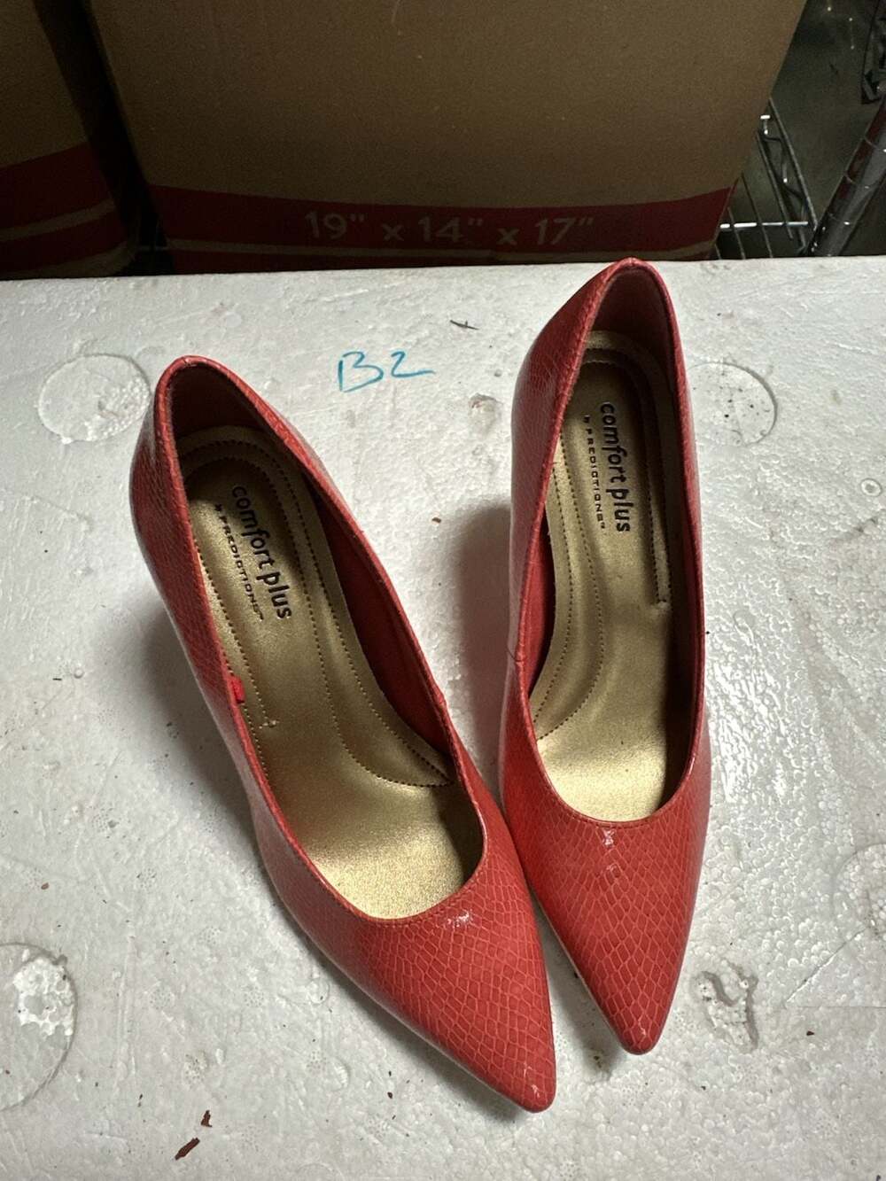 Comfort Plus by Predictions Coral Snake Print Pointed Toe Pumps Size 5